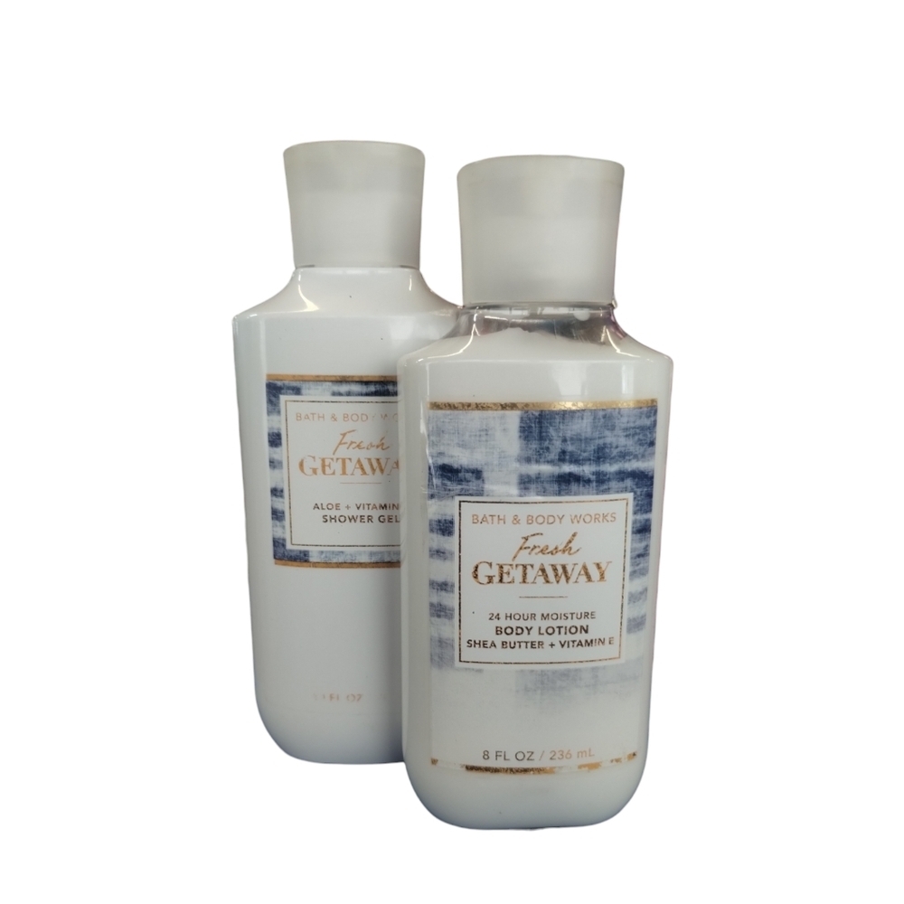 Bath and Body Works Discontinued FRESH JUNGLE RAIN 2Pcs Bundle Body‎ Mist/Lotion
